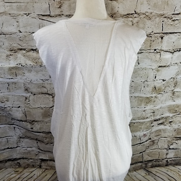 Olivaceous Sheer Sleeveless Knit Tank - Picture 6 of 6